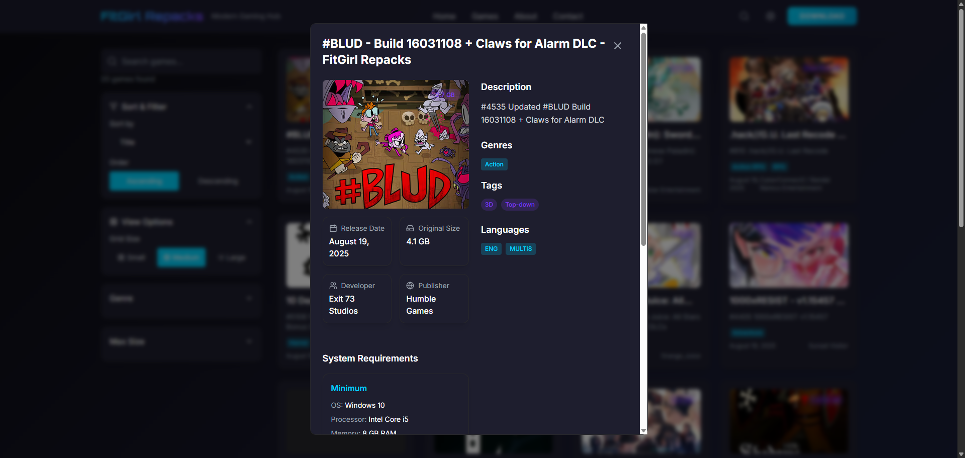 FitGirl Repacks - Next.js Gaming Hub screenshot 2